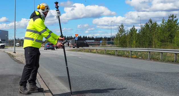 Taratest med Leica AP20 Autopole tilt